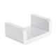 TureClos Wall Shelf White Floating Shelf U-shaped Cube Shelf Bathroom Shelving for Bathroom Wall Bedroom Kitchen Office