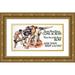 Frank Xavier Leyendecker 24x14 Gold Ornate Framed and Double Matted Museum Art Print Titled - These Men Have Come Across They Are at the Front Now (1918)