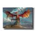 Epic Graffiti Fire Dragon by Daniel Eskridge Canvas Wall Art 26 x18