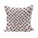 Ladybugs Fluffy Throw Pillow Cushion Cover Ladybugs Pattern Bunch of Bugs Infinite Speckled Marked Insect Theme Playroom Decorative Square Accent Pillow Case 16 x 16 Red White by Ambesonne