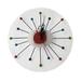 TAIAOJING Wall Hanging Decor Ornaments Colour Etched Lucites Formicas Wall Clock Ornaments Decor Home Decals