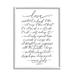 Stupell Industries Heartfelt Love Is Quote Classy Cursive Typography Graphic Art White Framed Art Print Wall Art Design by Lettered and Lined