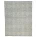 Wahi Rugs Hand Knotted Oushak Ikat Design Silver Wash 8 0 x10 0 -w984