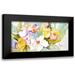 Herrera Leticia 18x11 Black Modern Framed Museum Art Print Titled - Horizontal Flores IV