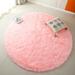 Basstop 5.3 x 5.3 Feet Fluffy Solid Shaggy Rug Round Area Rug Super Soft Bedroom Floor Mat Home Carpet