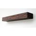 24 in. Distressed Floating Shelves Brown - 2 Piece