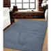 Arzezum Design Rectengular Shag Area Rug 5x7 Solid Color Low Pile Shag Easy to clean Pet Friendly Soft Nursery Runner Rug for Living Rooms Bedrooms Light Blue