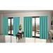 1 Single Panel Solid Foam Lined Blackout Window Curtain Panel Treatment Drape Rod Pocket Size 63 Long R64 teal