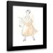 Vess June Erica 15x18 Black Modern Framed Museum Art Print Titled - Blush and Grey Fashion IV