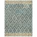 SAFAVIEH Aspen Sylvester Geometric Hexagons Wool Area Rug Blue/Gold 9 x 12