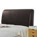 Stretch PU Leather Headboard Cover For Full Size Beds Dustproof All-Inclusive Headboard Slipcover Bed Head Protector Cover For Bedroom Decoration-coffee-150CM