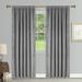 Goory Blackout Modern Energy Efficient Window Curtain Luxury Room Thermal Insulated Drapes Solid Color Rod Pocket Bedroom Curtains