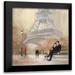 Purinton Julia 20x20 Black Modern Framed Museum Art Print Titled - Romantic Paris I Red Jacket