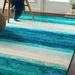 Mark&Day Area Rugs 8x11 Rosthern Modern Teal Area Rug (7 10 x 11 2 )