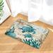 jiaroswwei Turtle/Octopus/Sea Horse Printed Doormat Non-slip Floor Rug Carpet Home Decor