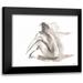 Harper Ethan 24x20 Black Modern Framed Museum Art Print Titled - Gestural Figure Study I