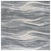 SAFAVIEH Jasper Eddie Abstract Overdyed Area Rug Grey/Ivory 6 7 x 6 7 Square
