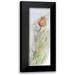 Calascibetta Mike 7x14 Black Modern Framed Museum Art Print Titled - Tulip Breeze II