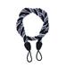 yuehao home textiles ropes tie backs for window curtain cord buckle tiebacks tie backs home textile storage black