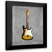 Rogan Mark 12x14 Black Modern Framed Museum Art Print Titled - Fender Stratocaster 65