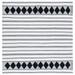 SAFAVIEH Montauk MTK708Z Handwoven Black / Ivory Rug