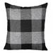 Set of 2 Buffalo Check Throw Pillow Covers Farmhouse Outdoor Plaid Square Pillow Cushion Case for Home Easter Decor Car Bed Sofa 18 x 18 inches