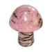 WANYNG Desktop Ornament Agatess Semi Preciouss Mushroom Shape Healing Natural Gem Polished Love Gem Rose Quartz Amethyst Flower Pot Fish Tank Decorative Stone Natural Stone F