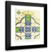 Augustus Pugin 14x18 Black Modern Framed Museum Art Print Titled - A Cross for a Frontal or Vestment with Fleur-De-Lis Crowns and Stars (1846)