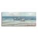 Stupell Industries Panoramic Sandpipers Birds Shoreline Ocean Landscape Painting Coastal Painting Gallery-Wrapped Canvas Print Wall Art 24 x 10 Design by Sally Swatland