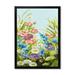 Designart Still Life Of Colorful Wildflowers With Leaves III Traditional Framed Art Print