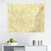 Stars Tapestry Wave of Vibrant Stars in Golden Yellow Tones Modern Design Celestial Elements Fabric Wall Hanging Decor for Bedroom Living Room Dorm 2 Sizes Yellow and White by Ambesonne