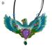 Wanwan Sophisticated Texture Phoenix Pendant Eye-catching Resin Auspicious Design Cheerful Phoenix Ornament for Home