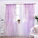 Shop Clearance! Pastoral Wicker Offset Printed Curtain Colorful Muslin Floral Neckerchief Sheer Voile Door Window Living Room Balcony Curtain Drape Panel Tulle Valances