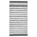 Lush Ambience Qadira Indoor Rag Area Rug | Hand Woven Ecofriendly Recycled Polyester Rug for Indoor Outdoor Use | 8X10 Ft | Black & White