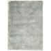 2 X 3 Rug Silk Grey Modern Hand Woven Scandinavian Solid Small Carpet
