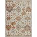 Ladole Rugs Timeless Collection Venice Marigold Ornamental Area Rug Carpet in Cream 4x5 (3 11 x 5 3 120cm x 160cm)