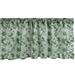 Ambesonne Exotic Valance Pack of 2 Scattered Palm Leaves Design 54 X18 Laurel Green Fern Green