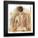 Harper Ethan 12x13 Black Modern Framed Museum Art Print Titled - Figure Painting Study I