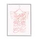 Stupell Industries Wear Love Fashion Calligraphy Religious Inspirational Quote Graphic Art White Framed Art Print Wall Art Design by Kamdon Kreations