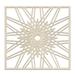 Mandala Wooden Wall Art Blooming Starry Form Geometric Square Birch Wood Plywood Rustic Wall Art Accent for Hallway Bedroom Living Room Cafes and Offices 11.4 X 11.4 X 0.1 by Ambesonne