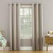 Sun Zero-Sun Zero Talisha Grommet Room Darkening Window Curtain Panel40x95-Stone