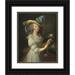 After Ã‰lisabeth-Louise VigÃ©e Le Brun 15x18 Black Ornate Wood Framed Double Matted Museum Art Print Titled - Marie-Antoinette (After 1783)