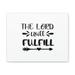 Scripture Walls The Lord Will Fulfill Psalm 138:8 Arrow Christian Wall Art Bible Verse Print Ready to Hang Unframed