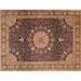 Ahgly Company Indoor Rectangle Traditional Sand Brown Persian Area Rugs 4 x 6