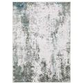 Oriental Weavers Malibu MAL02 Grey/ Blue 7 6 X 10 Washable Indoor Area Rug