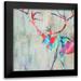 Coolick Ann Marie 20x20 Black Modern Framed Museum Art Print Titled - Rhizome Deer