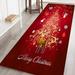 Christmas Day Decoration Mat Living Room Decoration Mat Christmas Rugs Non-Slip Floor Mat Doormats Living Room Bedroom 23.6 * 70.8 inch