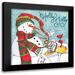 Tavoletti Anne 12x12 Black Modern Framed Museum Art Print Titled - Snowplace Like Home IV