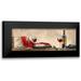 Ferrari Sandro 24x11 Black Modern Framed Museum Art Print Titled - Grand Cru Wines