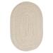 Colonial Mills Tremont Wool Blend Braided Area Rug Natural 7x7 8 Round Indoor Round